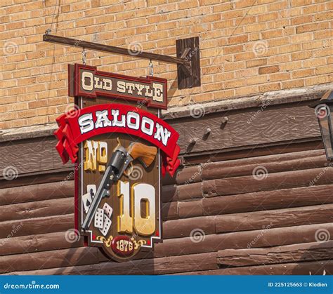 Old Style Saloon No 10 1876ornate Bar Wild Bill Hickok`s Death