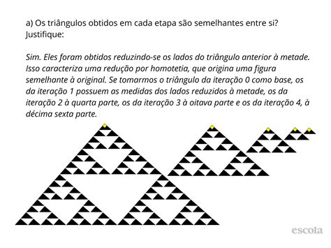 A Semelhan A E O Tri Ngulo De Sierpinski Planos De Aula Ano