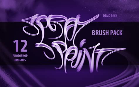 Artstation Demo Spray Paint Brush Pack Photoshop 12 Brushes Brushes