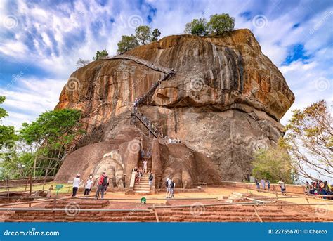 The Lion Gate Of Sigiriya Rock Sri Lanka Editorial Photo Image Of