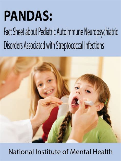 Pandas Fact Sheet About Pediatric Autoimmune Neuropsychiatric Pdf