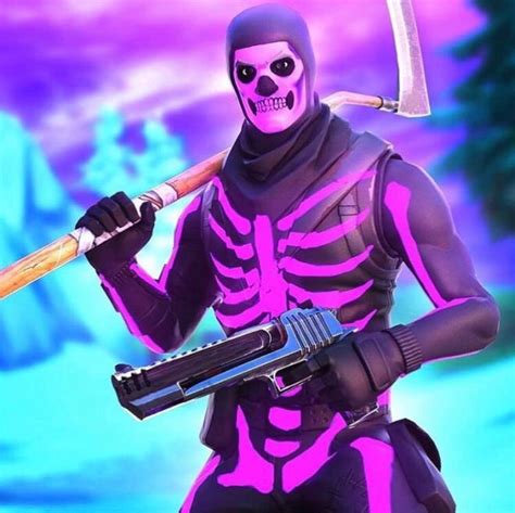 Fortnite Coloring Pages Purple Skull Trooper How To Draw Ghoul And