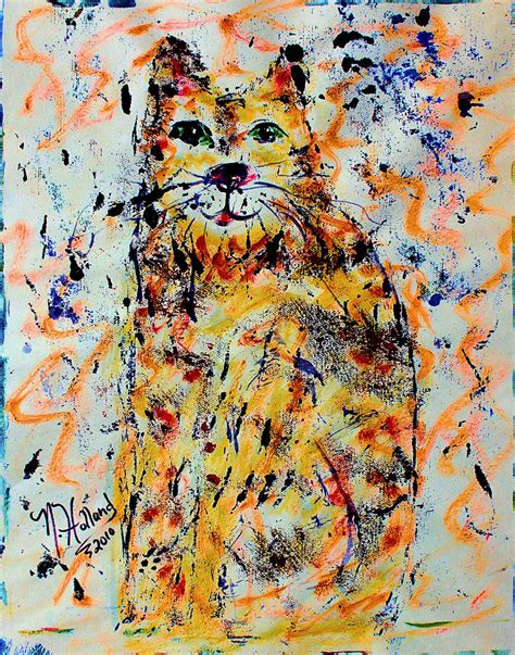 Sophisticated Cat 3 Painting By Natalie Holland Fine Art America