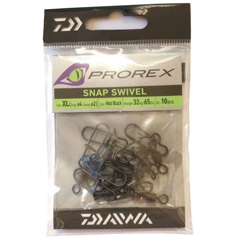 Excellent Quality Daiwa Prorex Snap Swivels Rig Bits Are Suitable For