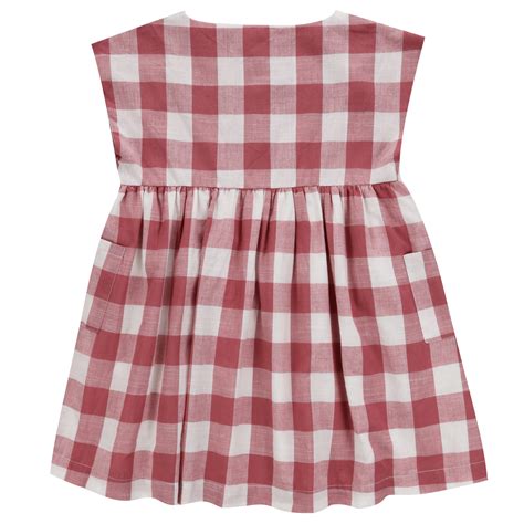 Little Cotton Clothes Verity Dress - gingham mulberry • Treehouse ChildrenswearTreehouse ...