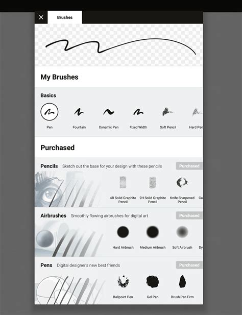 Brushes And Tools Concepts For Android And Chrome Os Manual Concepts