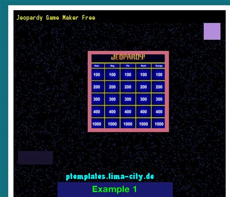 But instead of money this game uses olympic medals instead. Jeopardy game maker free. Powerpoint Templates 133827 ...