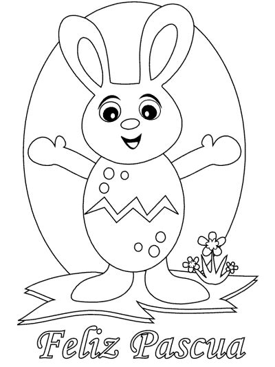 Dibujos De Conejo De Pascua Para Colorear Dibujos Para Imprimir Gratis Pdmrea
