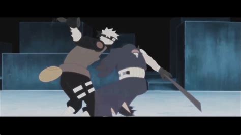 Kakashi Vs Obito Fight Naruto Amv Youtube