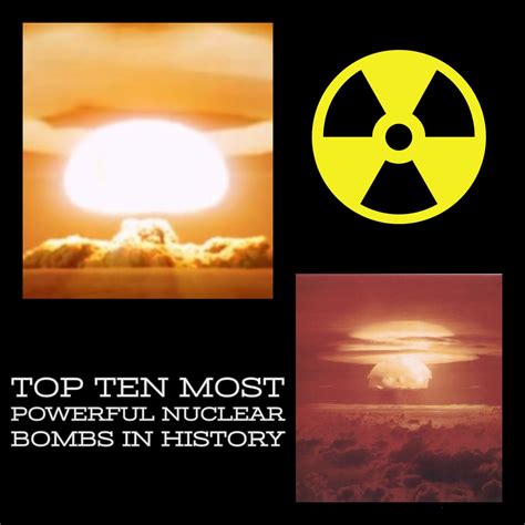 Top Ten Most Powerful Nuclear Bombs in History - Owlcation ...