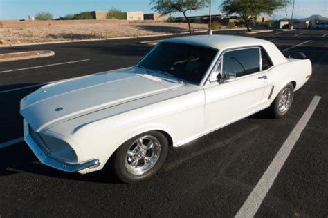 Seller Of Classic Cars 1968 Ford Mustang Pearl White With Ghost