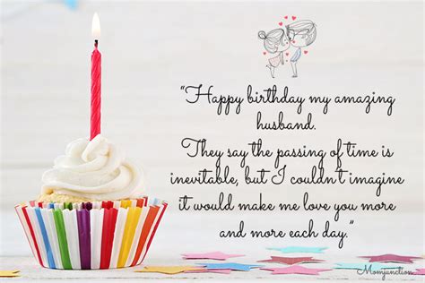 Explore our collection of motivational and famous quotes by authors you know and love. Romantic birthday quotes for Husband - Best birthday ...