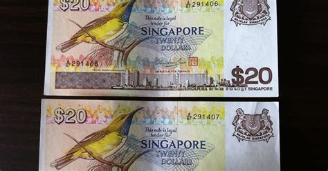 Singapore Old Notes And Coins And Others Singapore Bird Series Old