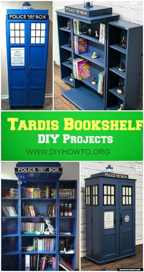 Build Your Own Tardis Bookshelf Can Be Easy From Cabinet Or
