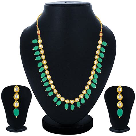 Sukkhi Artistically Gold Plated Kundan Choker Necklace Set For Women Ghu Ebay