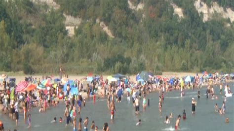 Ondata di caldo record in nord/ovest degli usa e del canada: Canada, caldo record a settembre: spiagge prese d'assalto ...