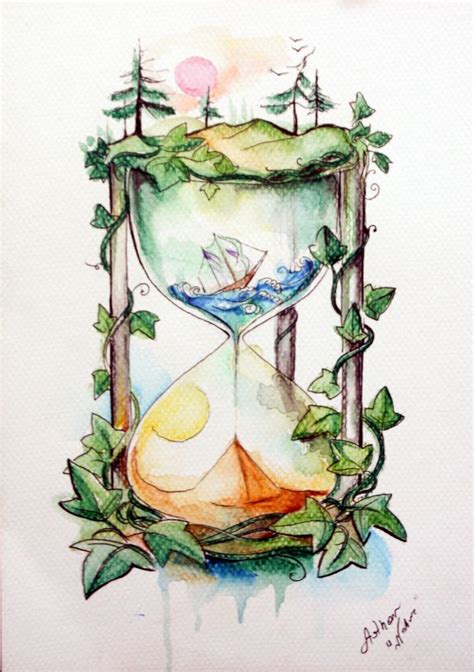 Time For Nature By Artofasthar Art Painting Watercolor Art Nature