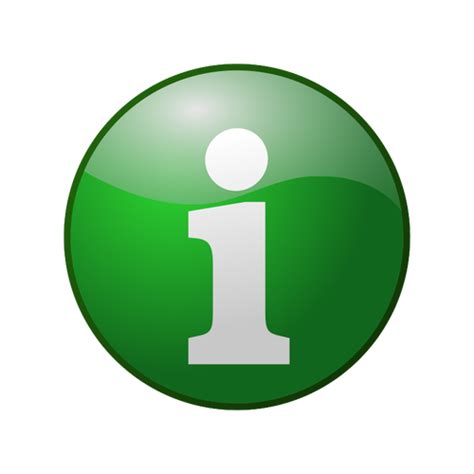 Green Information Vector Icon Public Domain Vectors