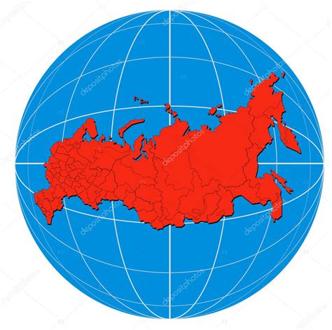 Карта Globe Russia стоковое фото ©patrimonio 30005909