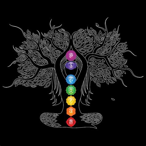 Chakra Lady Tree Wo Digital Art By Serena King Pixels