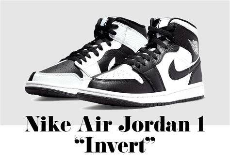 白と黒を反転させた Nike Air Jordan 1 Mid Invert が登場か？ 時代を超えて愛される永遠のスタンダードを共有する