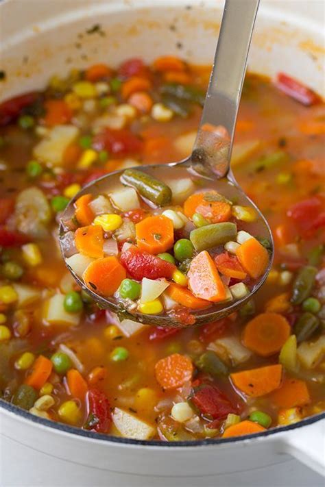 Maybe you would like to learn more about one of these? Vegetable Soup - Cooking Classy | Vegetable soup recipes ...