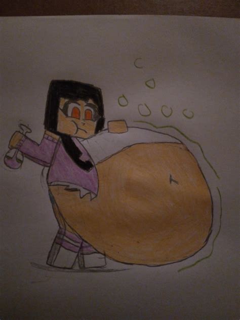 Minecraft Aphmau Bloated Belly By Inkcody2004 On Deviantart