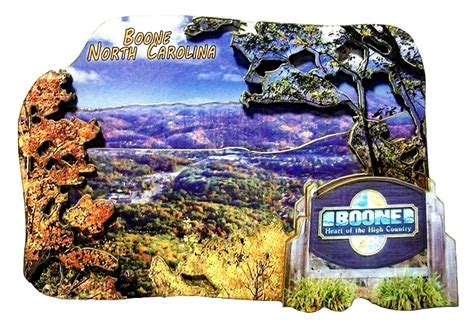 Boone North Carolina Artwood Fridge Magnet