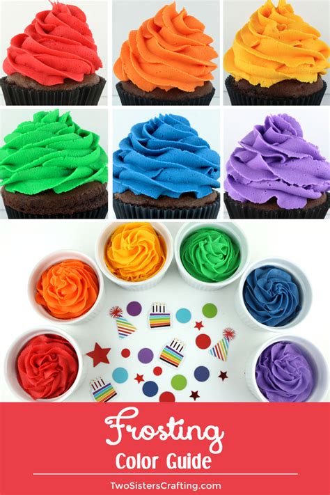 Frosting Color Guide Two Sisters
