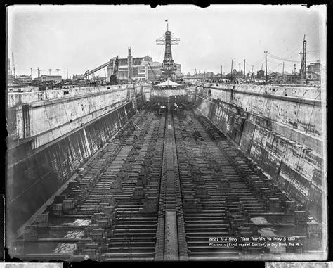 History Matters 1st Ship In Dry Dock 4 Uss Wisconsin