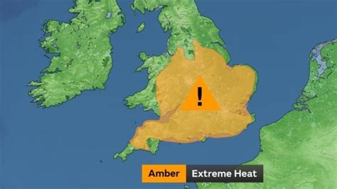 Amber Extreme Heat Warning Explained Where The Met Office Uk Weather