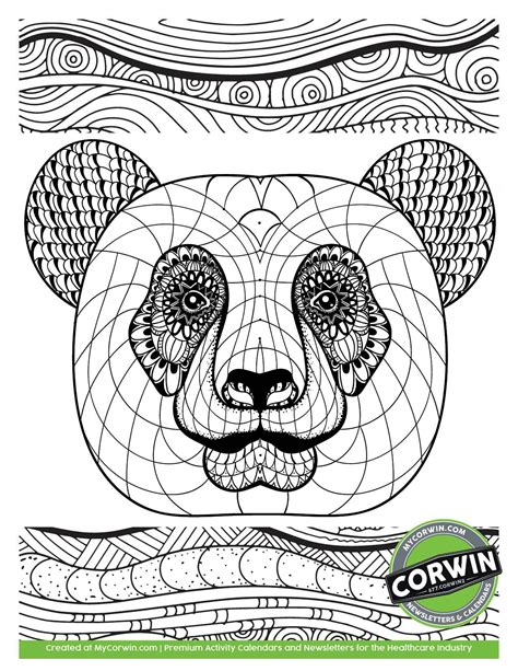 Panda Coloring Page Panda Coloring Pages Free Coloring Pages