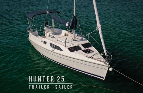 Hunter 25 Late Model Trailer Sailer West Coast Boat Brokers