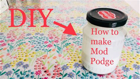 How To Make Mod Podge Glue At Home Diy How To Make Mod Podge Youtube
