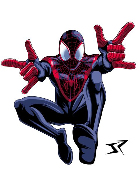 Ultimate Spiderman Miles Morales By Jonathanpiccini