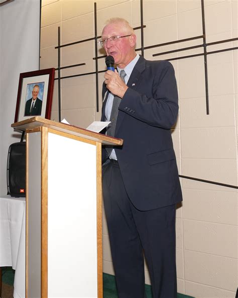 Ed Norden, no stranger to the microphone