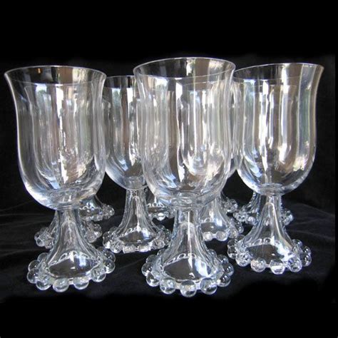 Imperial Candlewick Set Of Goblets Z Candlewick