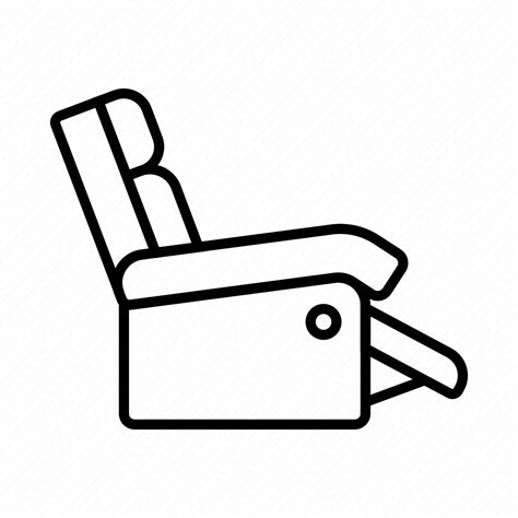 Chair Furniture Recliner Icon Download On Iconfinder