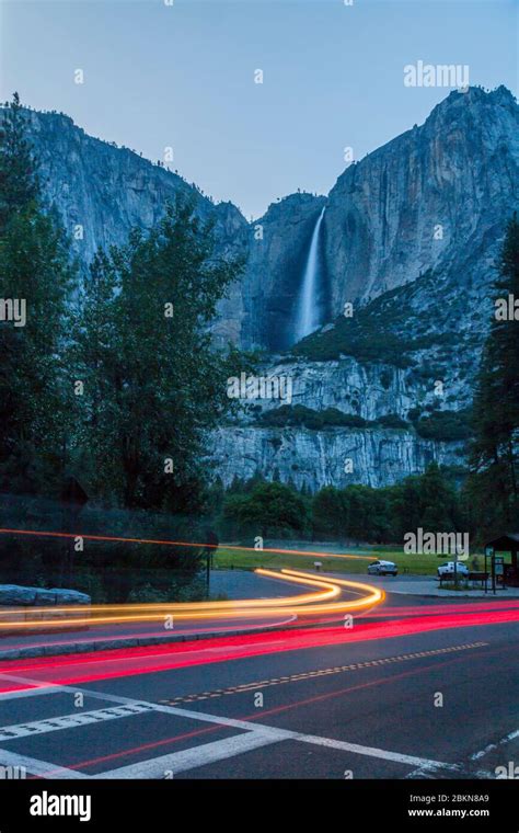 Evening View Of Upper Yosemite Falls Yosemite National Park Unesco
