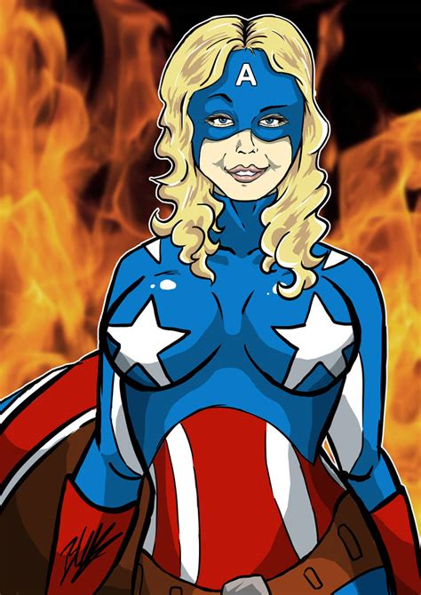 captain kayleigh america commission by echoboe on deviantart