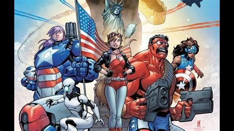 Marvels New Patriotic Superhero Team Youtube