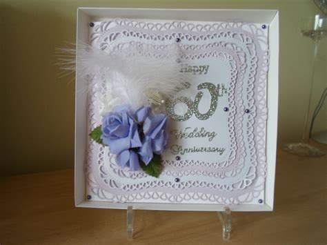 Scottish Crafter Second 60th Wedding Anniversary Card