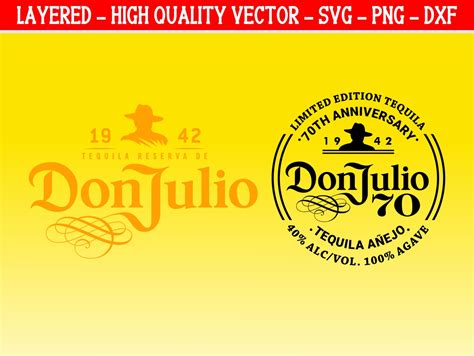 Don Julio Svg Logo Vector Dxf And Png
