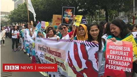 Aksi Women S March 2018 Indonesia Soroti Pembunuhan Perempuan Kekerasan Pada Pekerja