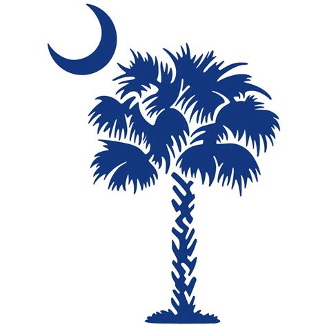 South Carolina Palmetto Tree And Moon Clipart Best
