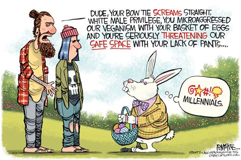 Rick Mckee S Comic On The Easter Bunny And Millennials Comic Strips Know Your Meme