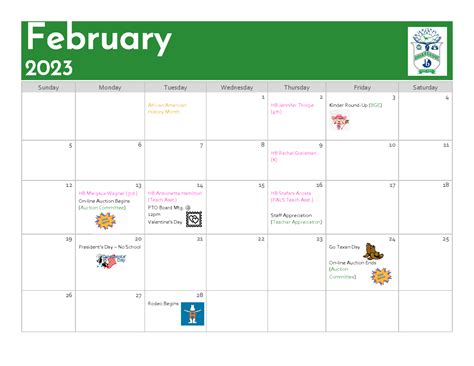 Calendar And Events Pto