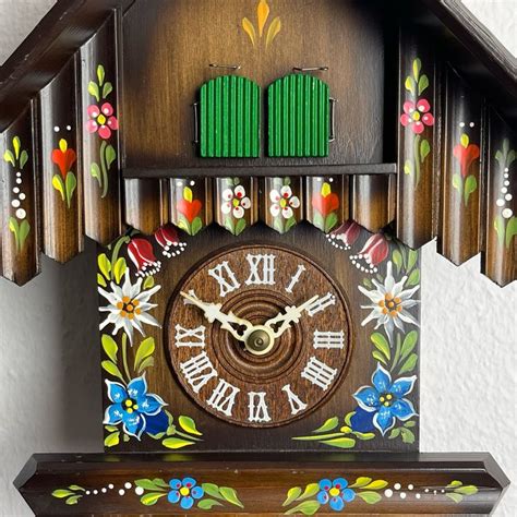 Cuckoo Clock Reuge Swiss Musical Edelweiss Build Number 4287 Kaufen