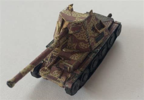 Papermau Ww2`s German Tank Destroyer Marder 38t Paper Model By Britrex