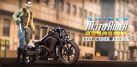Sniper Moto Rider Game Banner Project On Behance